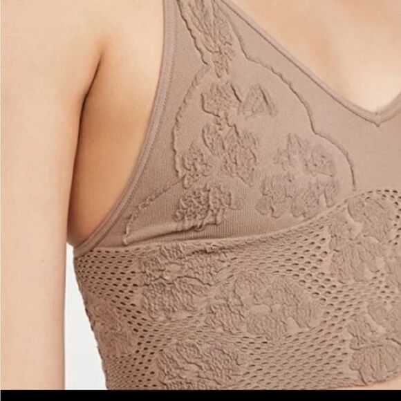 NWT Free People intimates Candy Seamless Bra in Sand - Picture 4 of 12